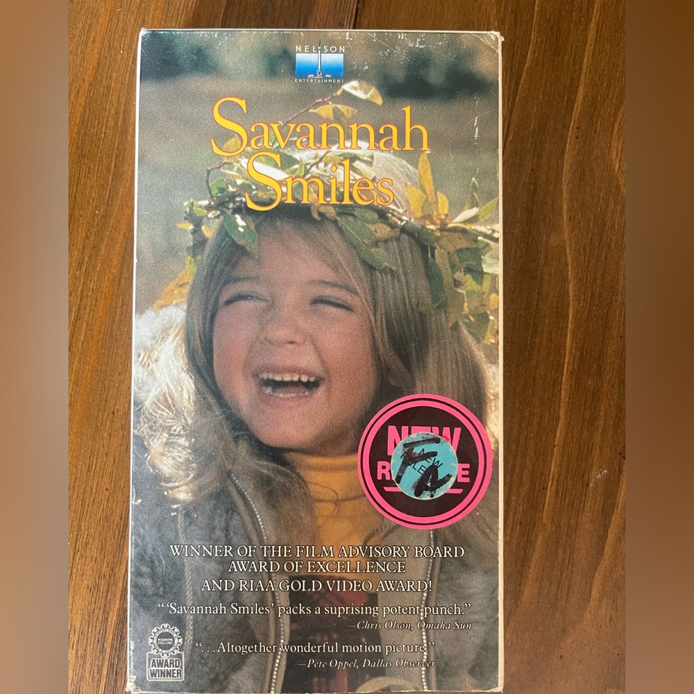 Savannah Smiles vintage vhs tape movie HTF